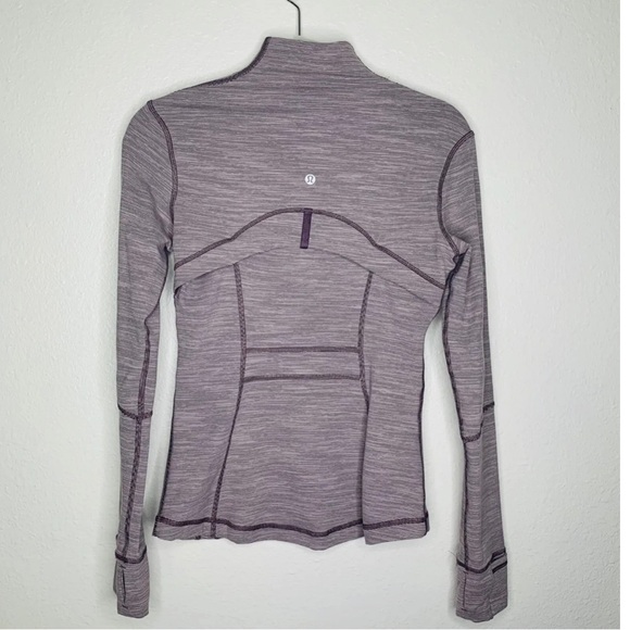 Lululemon Define Jacket Wee Are From Space Frosted Mulberry Black Currant Stripe - Picture 11 of 15